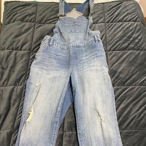 Torrid cropped overalls